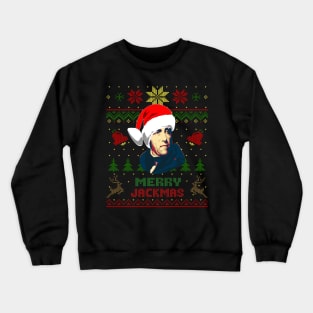 Andrew Jackson Merry Jackmas Funny Christmas Crewneck Sweatshirt